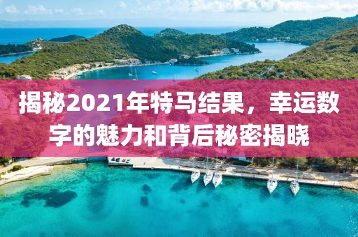 揭秘2021年特马结果，幸运数字的魅力和背后秘密揭晓