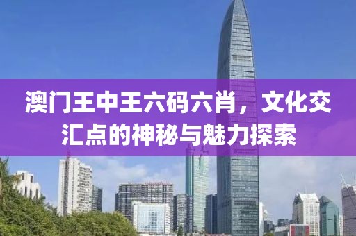 澳门王中王六码六肖，文化交汇点的神秘与魅力探索