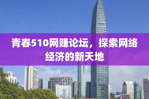 青春510网赚论坛，探索网络经济的新天地