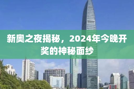 新奥之夜揭秘，2024年今晚开奖的神秘面纱
