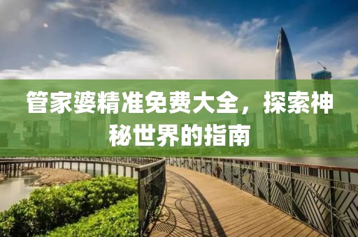 管家婆精准免费大全，探索神秘世界的指南