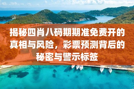 揭秘四肖八码期期准免费开的真相与风险，彩票预测背后的秘密与警示标签
