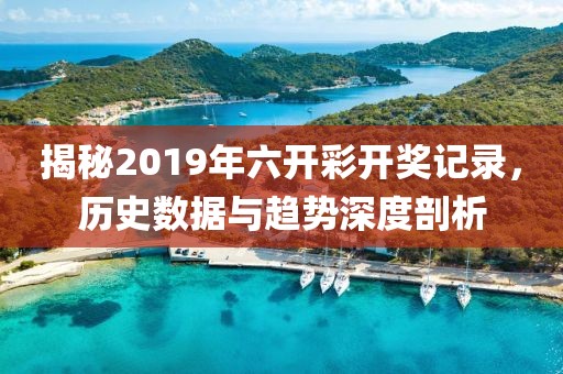 揭秘2019年六开彩开奖记录，历史数据与趋势深度剖析
