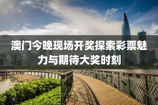 澳门今晚现场开奖探索彩票魅力与期待大奖时刻