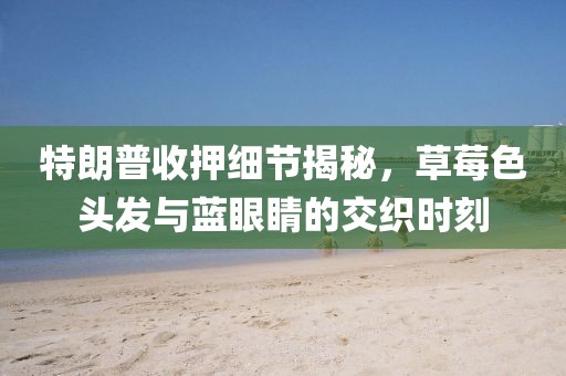特朗普收押细节揭秘，草莓色头发与蓝眼睛的交织时刻