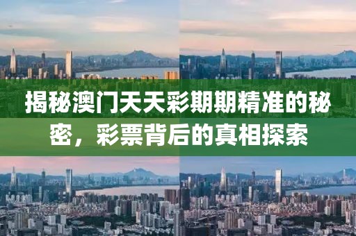 揭秘澳门天天彩期期精准的秘密，彩票背后的真相探索