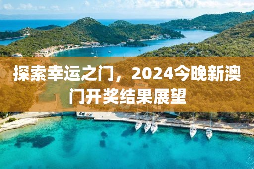探索幸运之门，2024今晚新澳门开奖结果展望