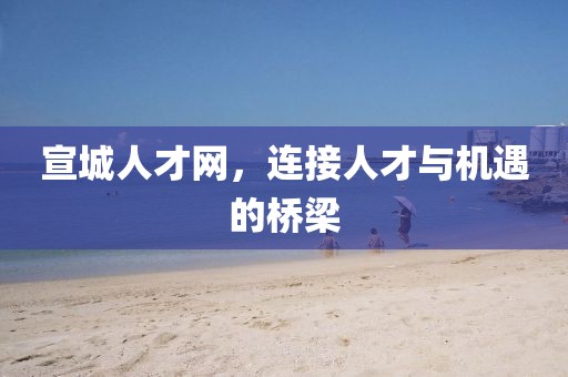 宣城人才网，连接人才与机遇的桥梁