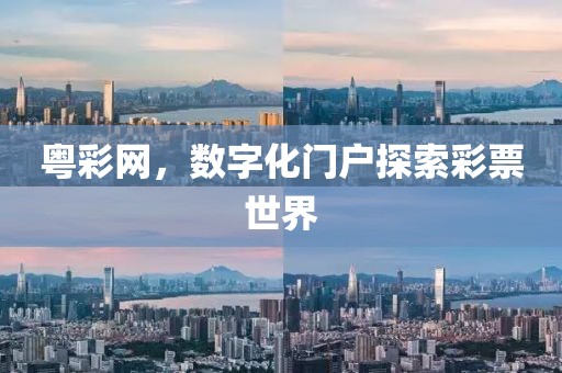 粤彩网，数字化门户探索彩票世界