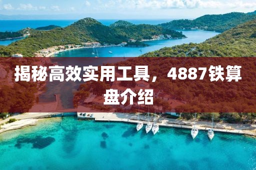 揭秘高效实用工具，4887铁算盘介绍