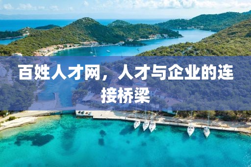 百姓人才网，人才与企业的连接桥梁