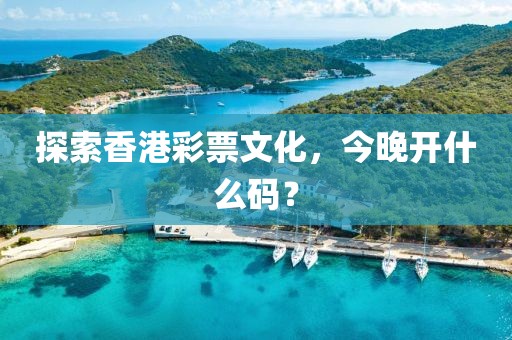 探索香港彩票文化，今晚开什么码？