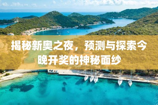 揭秘新奥之夜，预测与探索今晚开奖的神秘面纱