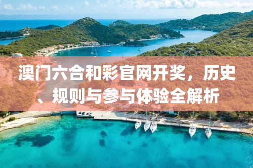 澳门六合和彩官网开奖，历史、规则与参与体验全解析