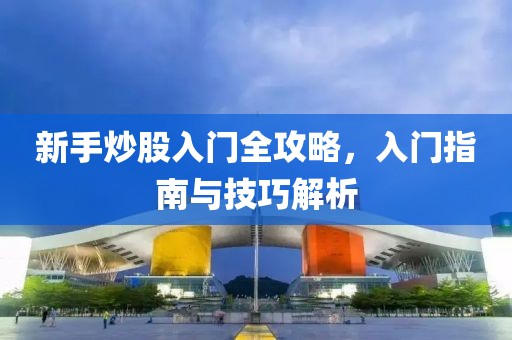 新手炒股入门全攻略，入门指南与技巧解析