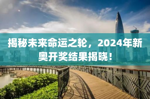 揭秘未来命运之轮，2024年新奥开奖结果揭晓！