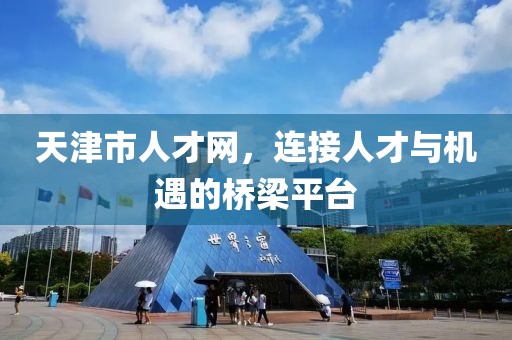 天津市人才网，连接人才与机遇的桥梁平台
