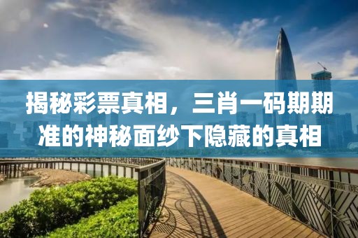 揭秘彩票真相，三肖一码期期准的神秘面纱下隐藏的真相