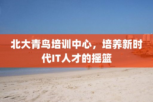 北大青鸟培训中心，培养新时代IT人才的摇篮