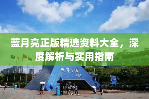 蓝月亮正版精选资料大全，深度解析与实用指南