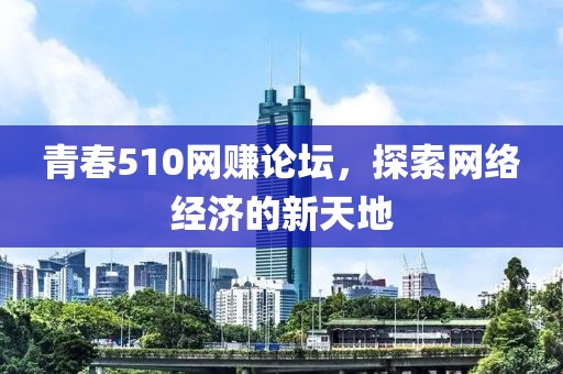 青春510网赚论坛，探索网络经济的新天地