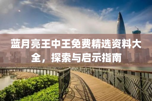 蓝月亮王中王免费精选资料大全，探索与启示指南