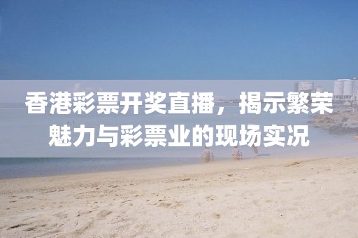 香港彩票开奖直播，揭示繁荣魅力与彩票业的现场实况