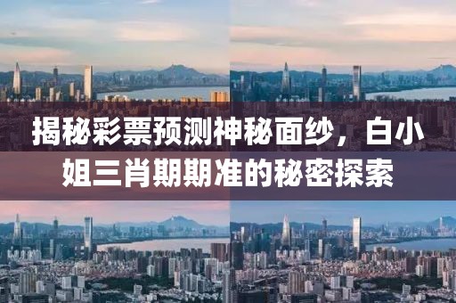 揭秘彩票预测神秘面纱，白小姐三肖期期准的秘密探索