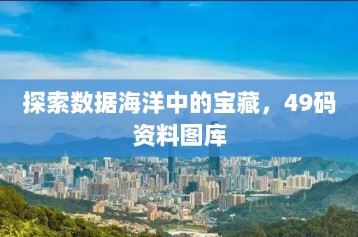 探索数据海洋中的宝藏，49码资料图库