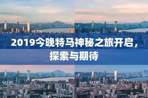2019今晚特马神秘之旅开启，探索与期待