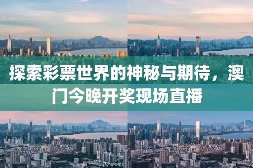 探索彩票世界的神秘与期待，澳门今晚开奖现场直播