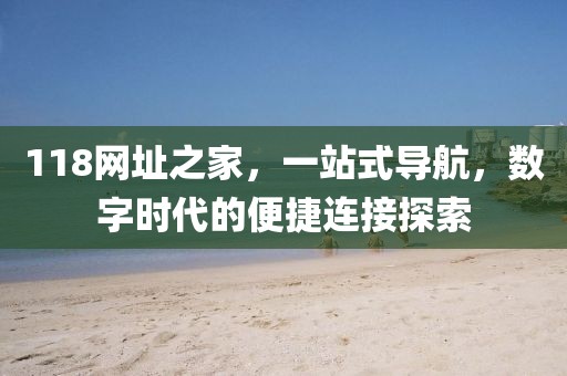 118网址之家，一站式导航，数字时代的便捷连接探索