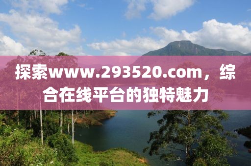 探索www.293520.com，综合在线平台的独特魅力