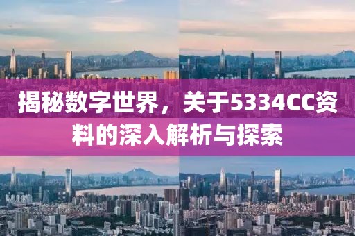 揭秘数字世界，关于5334CC资料的深入解析与探索