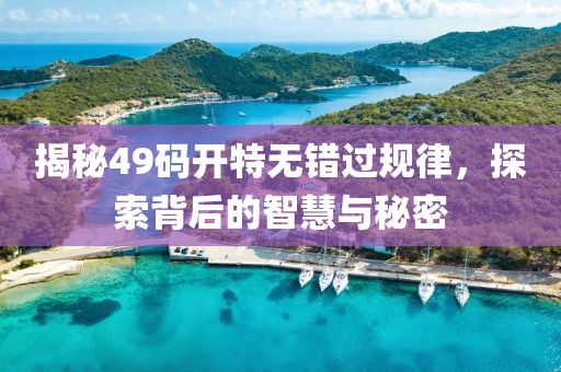揭秘49码开特无错过规律，探索背后的智慧与秘密
