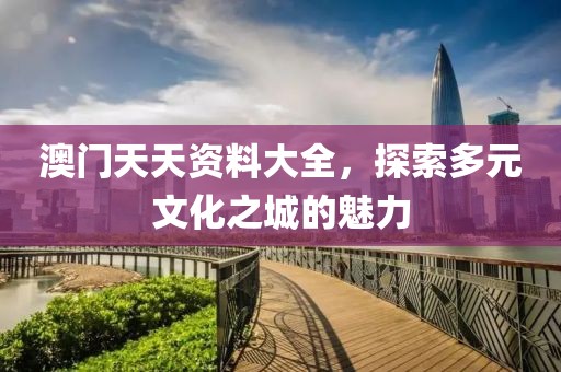 澳门天天资料大全，探索多元文化之城的魅力