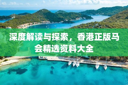 深度解读与探索，香港正版马会精选资料大全
