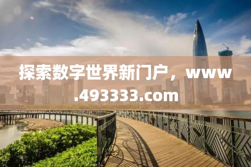 探索数字世界新门户，www.493333.com