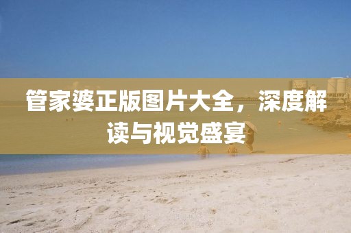 管家婆正版图片大全，深度解读与视觉盛宴