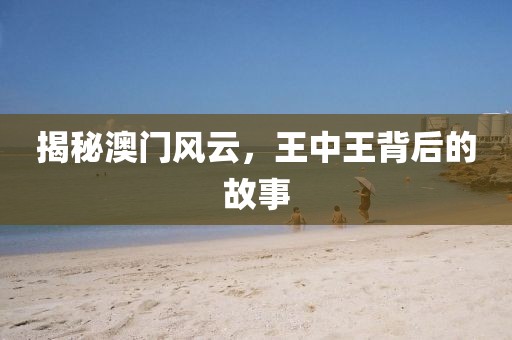 揭秘澳门风云，王中王背后的故事