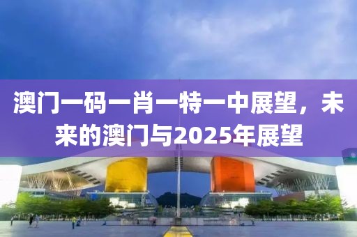 澳门一码一肖一特一中展望，未来的澳门与2025年展望