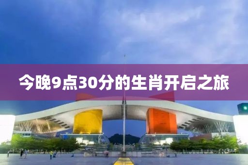 今晚9点30分的生肖开启之旅