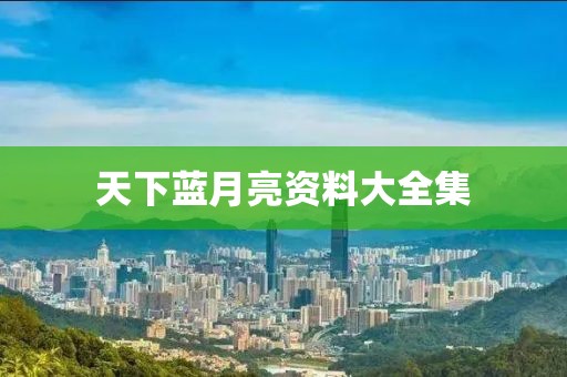天下蓝月亮资料大全集
