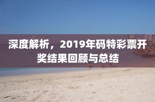 深度解析，2019年码特彩票开奖结果回顾与总结