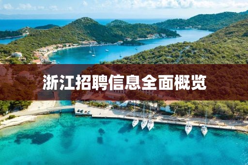 浙江招聘信息全面概览