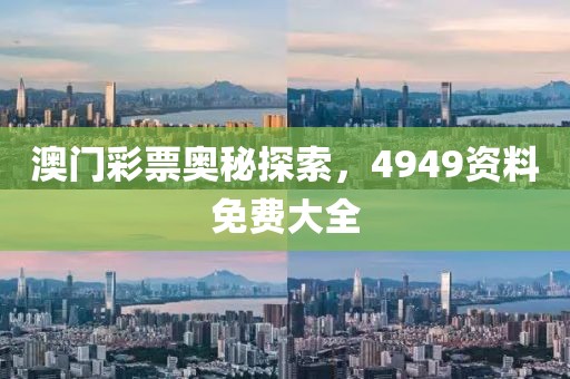 澳门彩票奥秘探索，4949资料免费大全