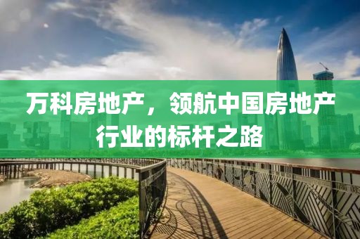 万科房地产，领航中国房地产行业的标杆之路