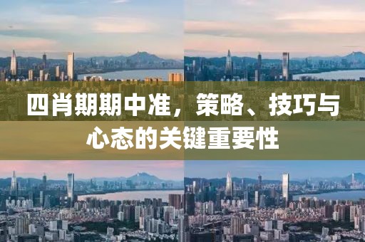 四肖期期中准，策略、技巧与心态的关键重要性