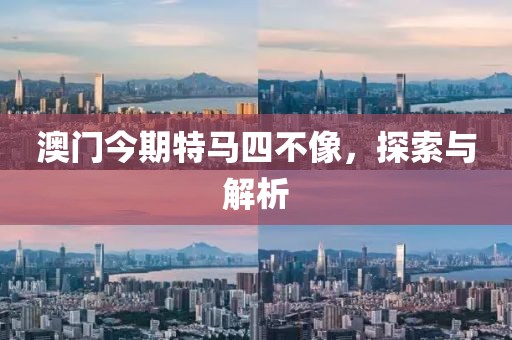 澳门今期特马四不像，探索与解析