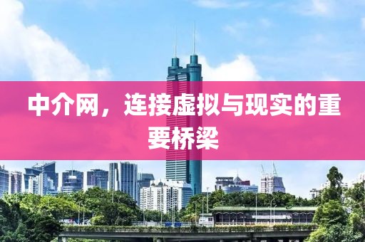 中介网，连接虚拟与现实的重要桥梁